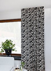 Vorhänge - Baumwollvorhang Laura (schwarz)
