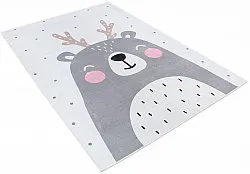 Kinderteppich - Happy Bear (Weiß)