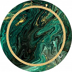Runde Teppiche - Amelia (grün)