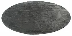 Runde Teppiche - Aranga Super Soft Fur (anthrazit)