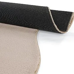 Asymmetrischer Wellen-Hochflor-Teppich - Aranga Super Soft Fur (braun)
