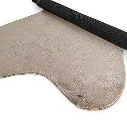 Asymmetrischer Wellen-Hochflor-Teppich - Aranga Super Soft Fur (braun)