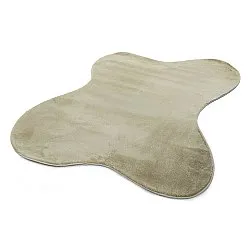 Asymmetrischer Wellen-Hochflor-Teppich - Aranga Super Soft Fur (hellgrün)