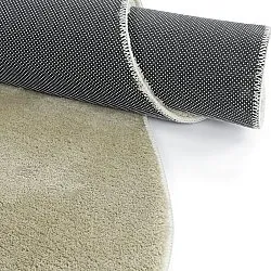 Asymmetrischer Wellen-Hochflor-Teppich - Aranga Super Soft Fur (hellgrün)