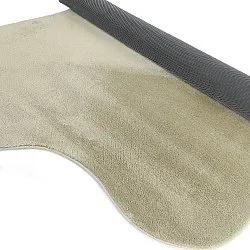 Asymmetrischer Wellen-Hochflor-Teppich - Aranga Super Soft Fur (hellgrün)