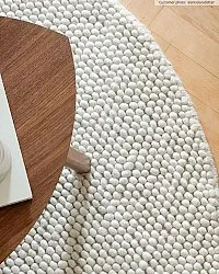 Runde Teppiche - Avafors Wool Bubble (beige)