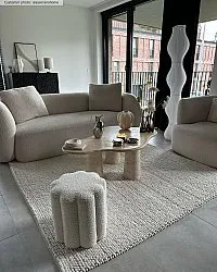 Wollteppich - Avafors Wool Bubble (beige)