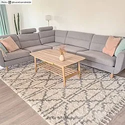 Hochflorteppiche - Azuay (beige)