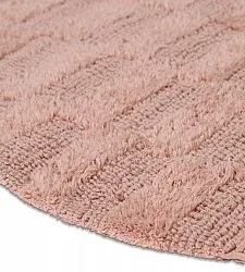 Ovaler badezimmerteppich - Bevin (rosa)