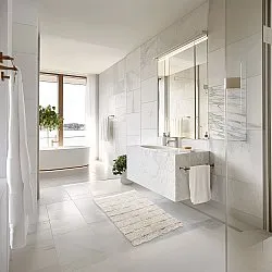 Badezimmerteppich - Duna (cremefarben)