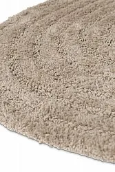 Ovaler badezimmerteppich - Embla (beige)