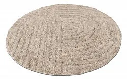 Runder badezimmerteppich - Embla (beige)