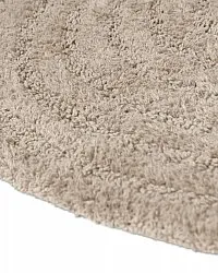 Runder badezimmerteppich - Embla (beige)