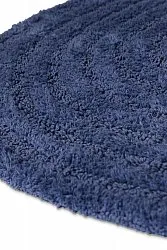 Ovaler badezimmerteppich - Embla (blau)