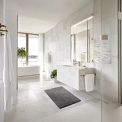 Badezimmerteppich - Evena (dunkelgrau)
