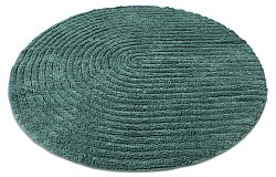 Runder badezimmerteppich - Evena (dunkelgrün)
