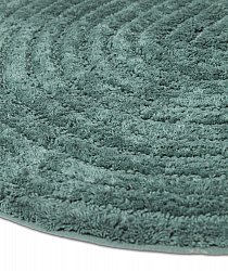 Runder badezimmerteppich - Evena (dunkelgrün)