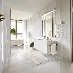 Badezimmerteppich - Evena (cremefarben)
