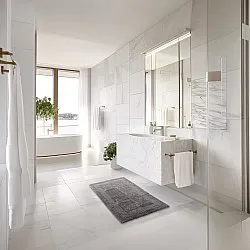 Badezimmerteppich - Nila (dunkelgrau)
