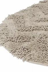 Ovaler badezimmerteppich - Tressa (beige)
