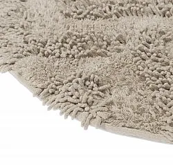 Runder badezimmerteppich - Tressa (beige)
