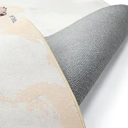 Kinderteppich - Animal Map (beige)