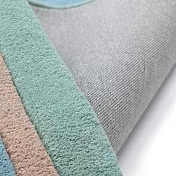 Kinderteppich - Giraffe Hand Tufted Wool Premium (hellblau/mehrfarbig)