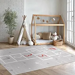 Kinderteppich - Hopscotch (grau)