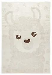 Kinderteppich - Kind Llama (creme)