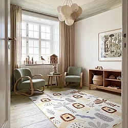 Kinderteppich - Lion Friends (beige)