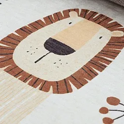 Kinderteppich - Lion Friends (beige)
