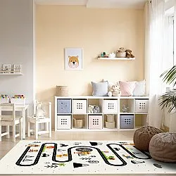 Kinderteppich - Safari road