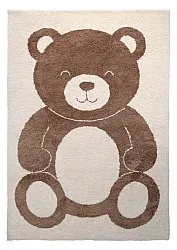 Kinderteppich - Soft Teddybear (creme/braun)