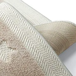 Kinderteppich - Star Frame (creme/braun)