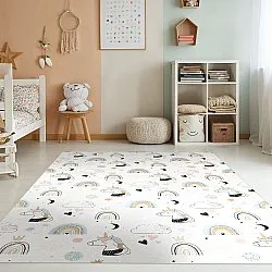 Kinderteppich - Unicorn Rainbow (rosa)