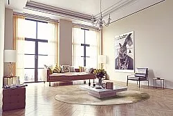 Rund Teppich - Cadiz (beige)