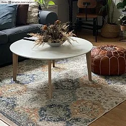 Wilton-Teppich - Bohemia (blau/multi)