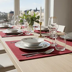 Platzset 2er-Pack - Niva (burgund)