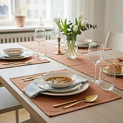 Platzset 2er-Pack - Niva (hellbraun)