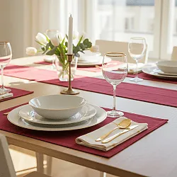 Platzset 2er-Pack - Niva (burgund)