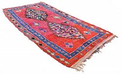 Marokkanische Berber Teppich Boucherouite 330 x 150 cm