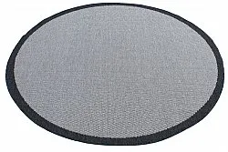Rund Teppich - Sortelha (schwarz)