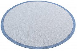Rund Teppich - Sortelha (blau)