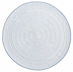 Rund Teppich - Ferragudo (blau)
