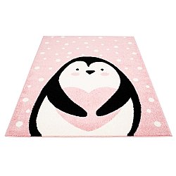 Kinderteppich - Bubble Penguin (rosa)