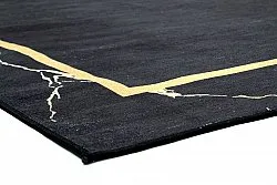 Wilton-Teppich - Cerasia (schwarz/gold)