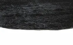 Runde Teppiche - Cosy (schwarz)