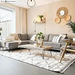 Hochflorteppiche - Azuay (beige)