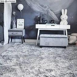 Runde Teppiche - Cosy (Silber)