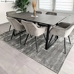 Viskose-teppich - Jodhpur Special Luxury Edition (grau)